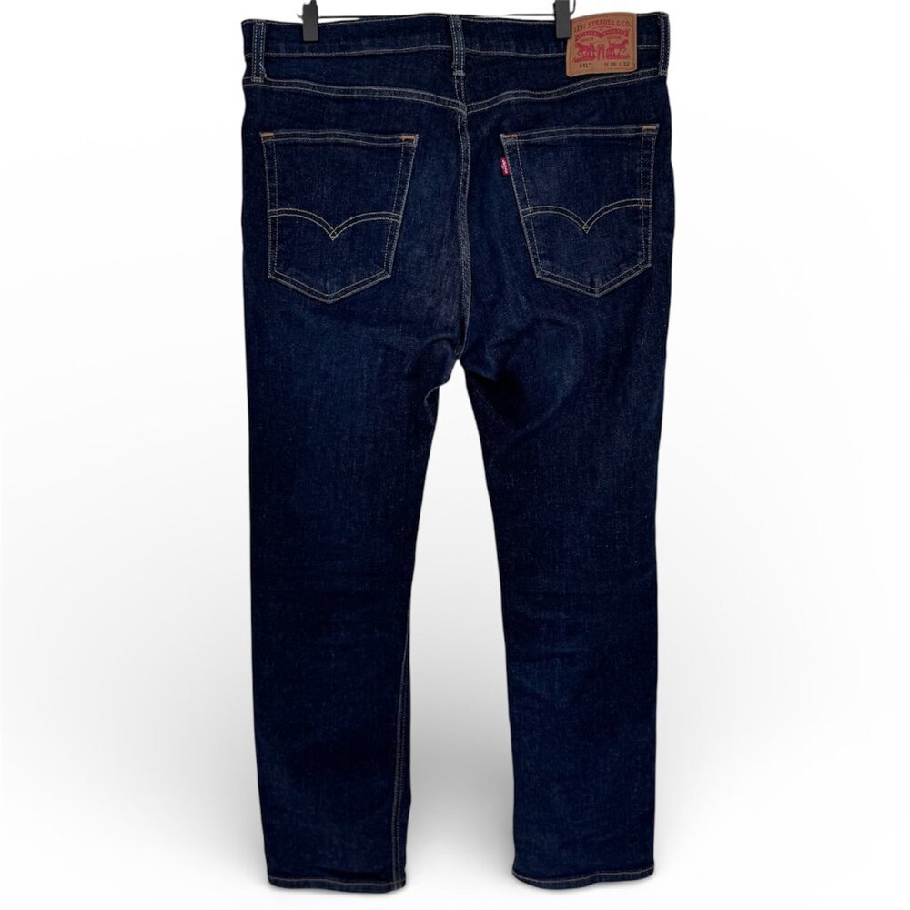 Levi’s 541 Men’s Athletic Taper Dark Wash Jeans 36x32 - Picture 2 of 15